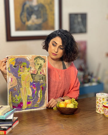 Cat Lover (Original Painting)