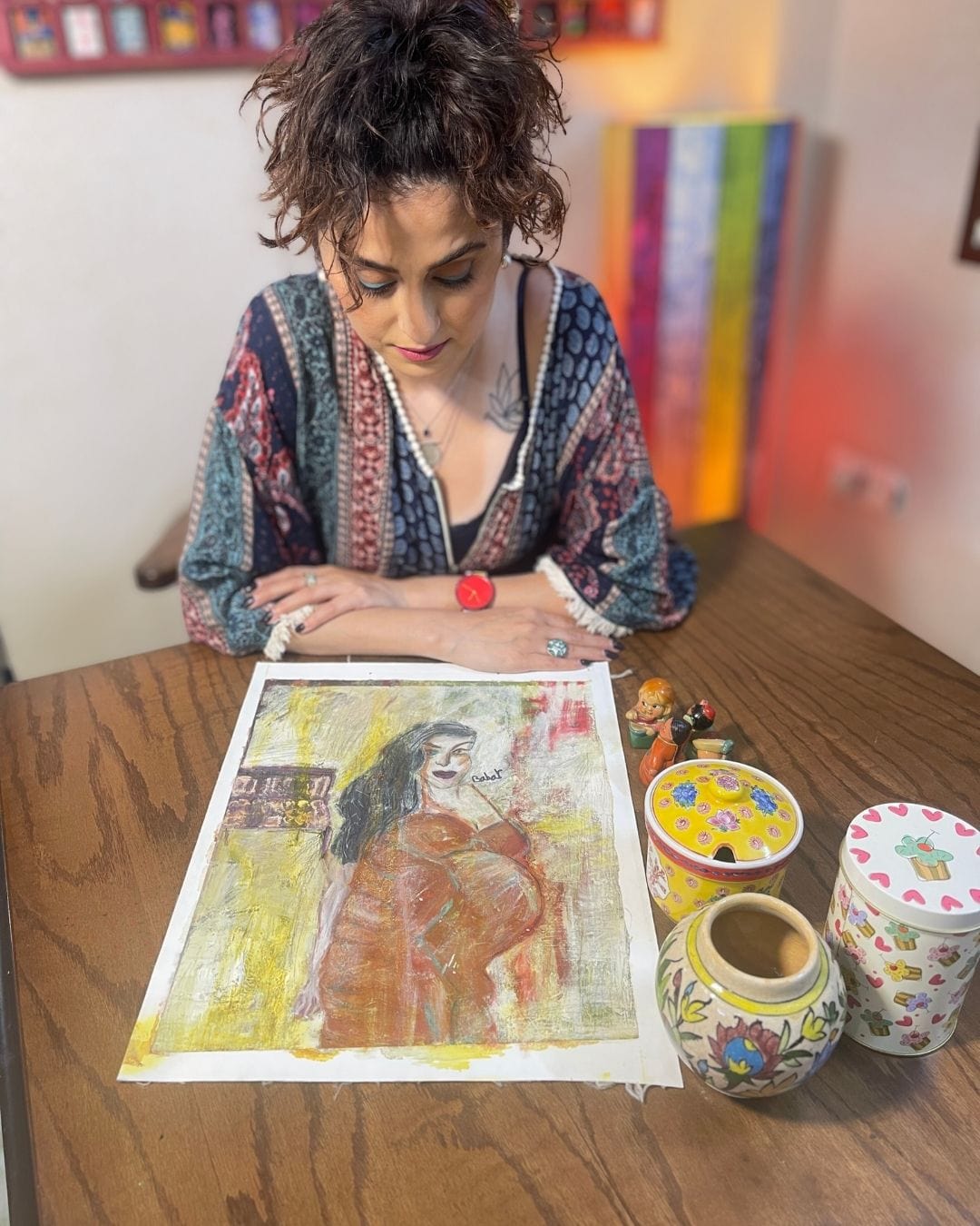 Charming Woman (Original Painting)