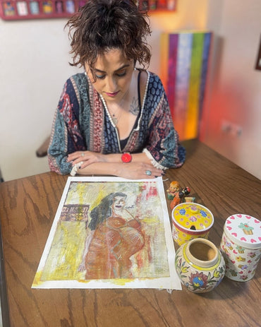 Charming Woman (Original Painting)
