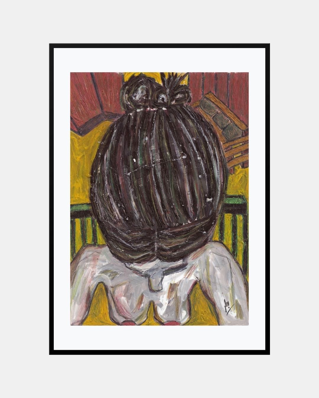 The Cleaning Lady (Original Painting)
