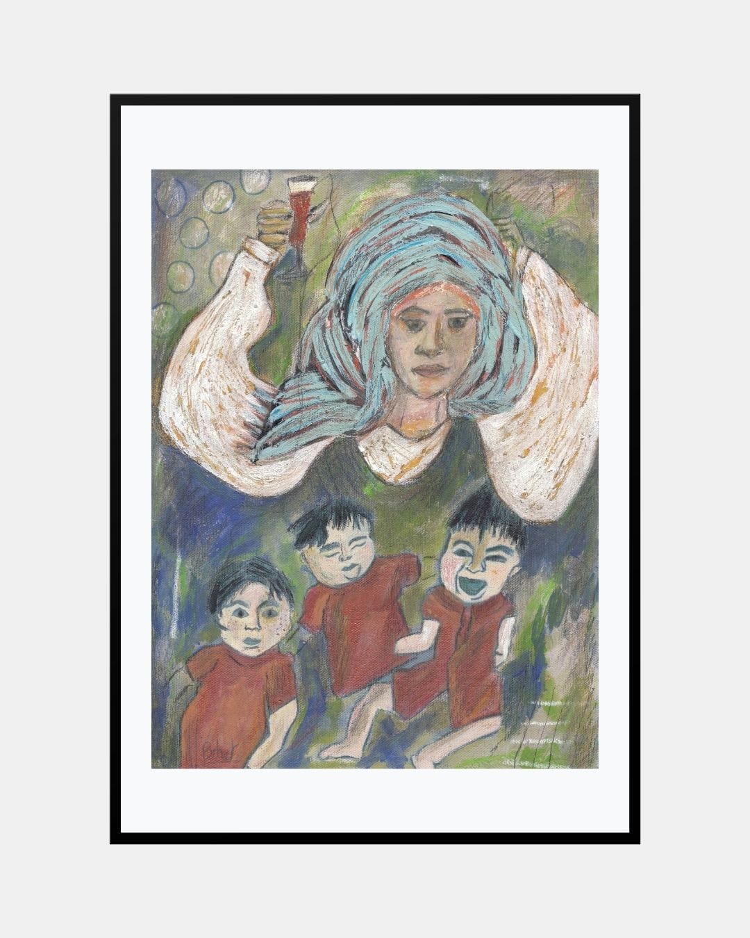 Drunk Mother (Original Painting)