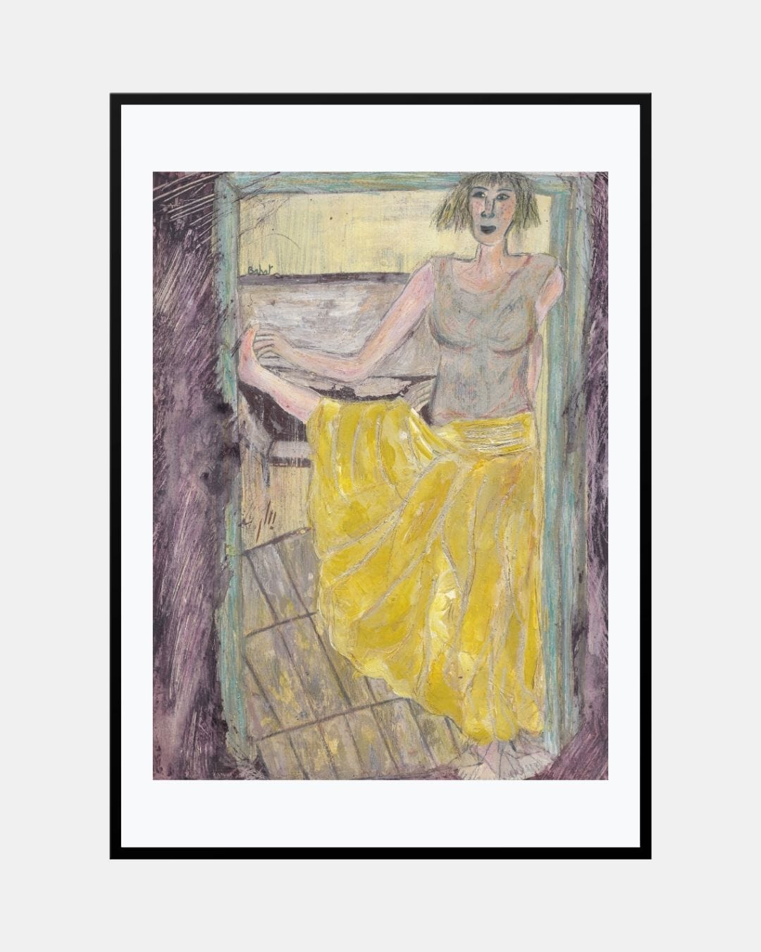 Girl With Seven Feet (Original Painting)