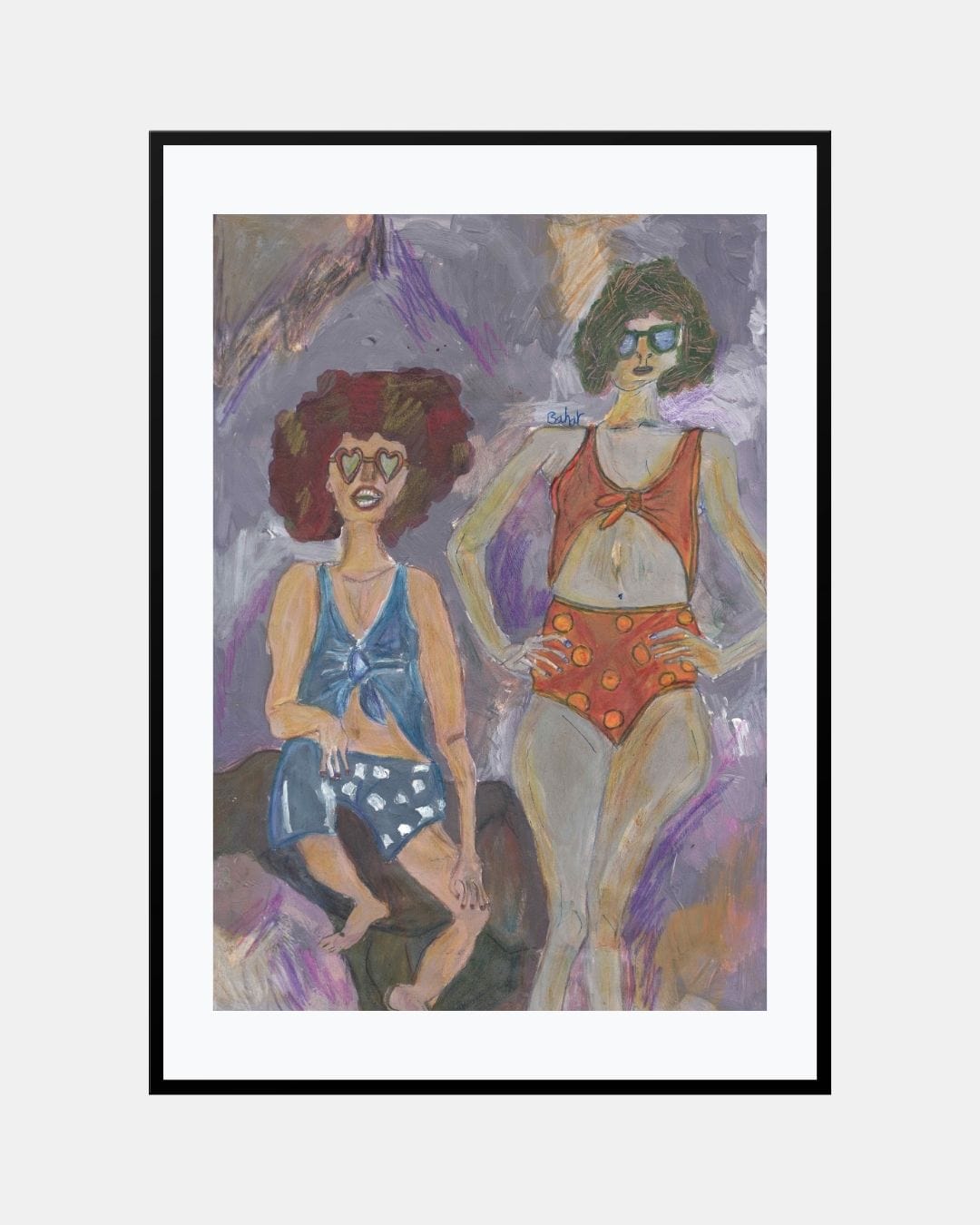 Happy Sisters (Original Painting)