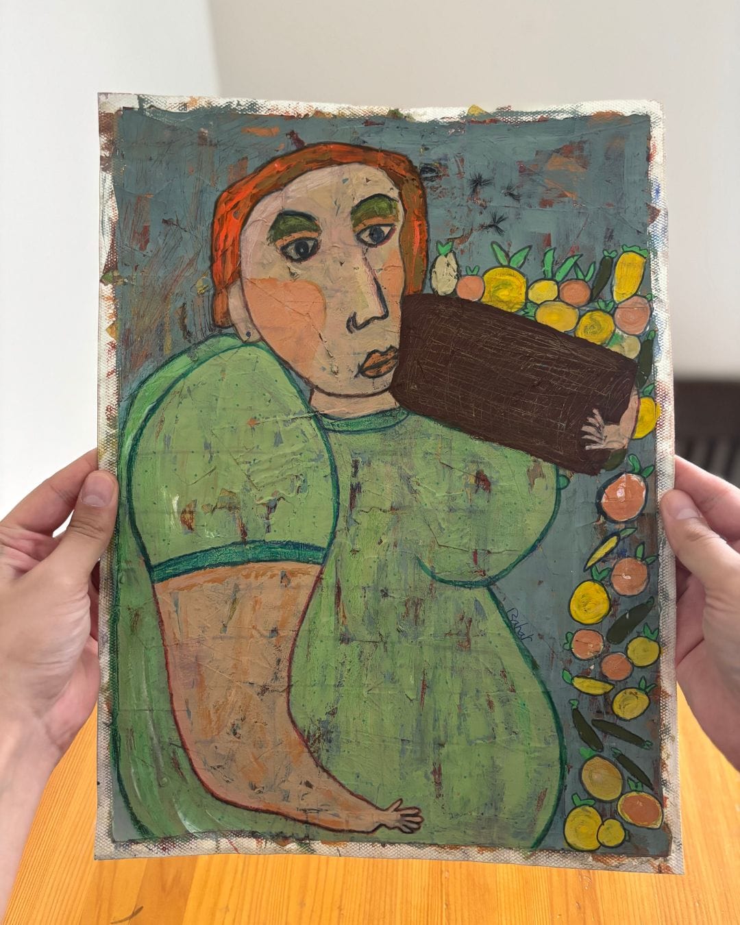 Lady Farmer (Original Painting)