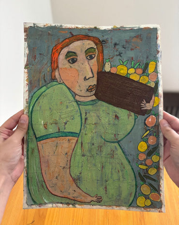 Lady Farmer (Original Painting)