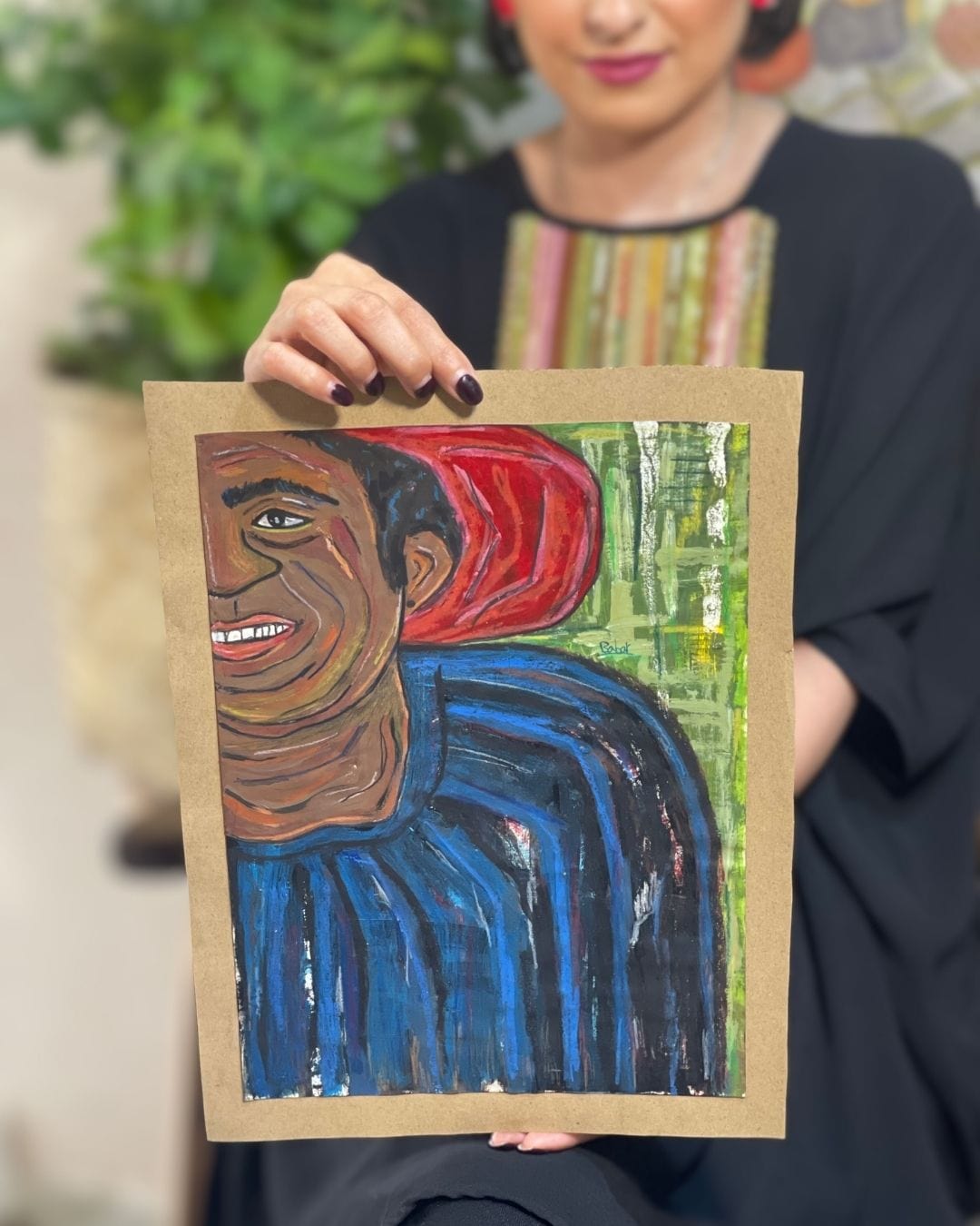 Melancholic Smile (Original Painting)