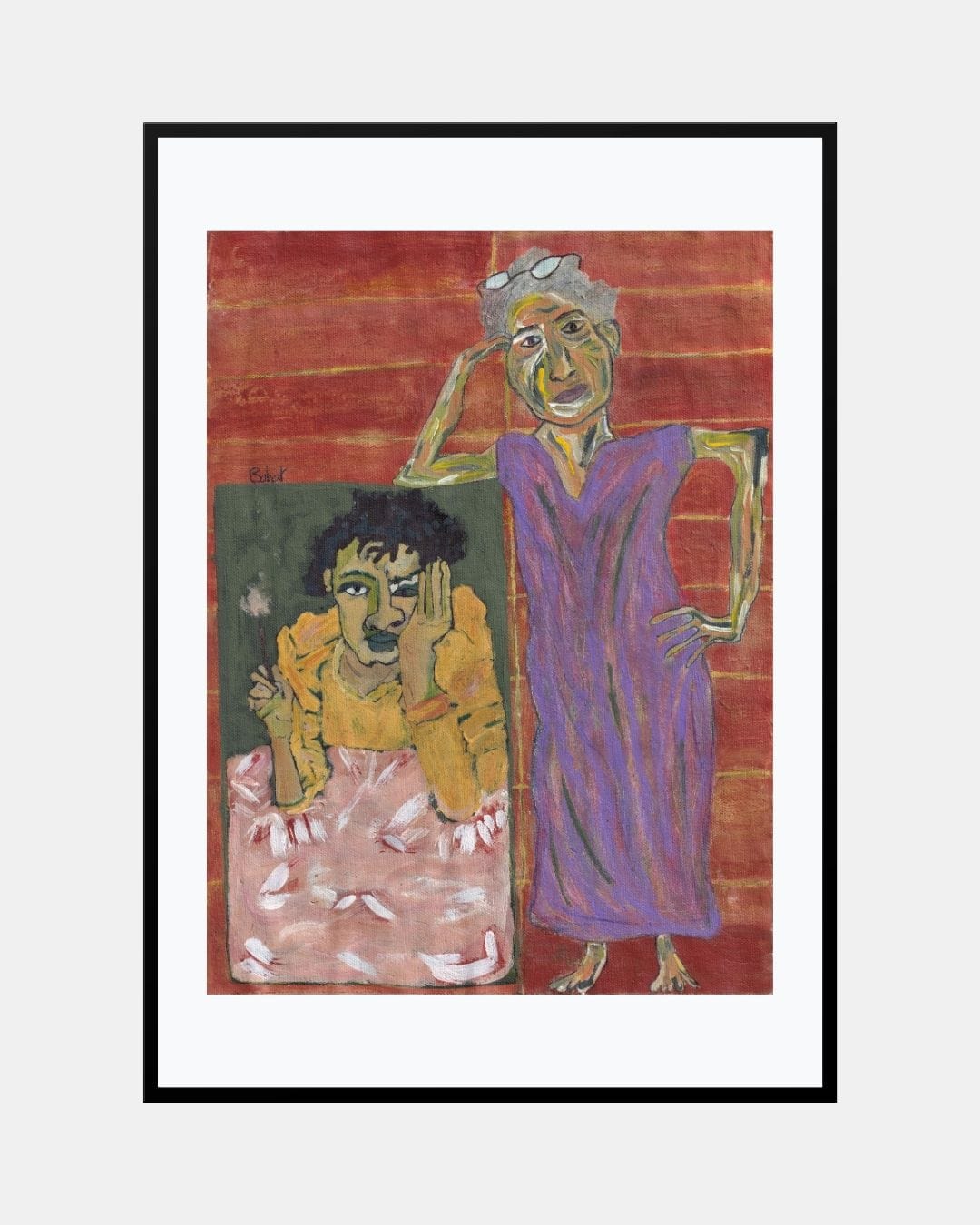 Mother and Son (Original Painting)