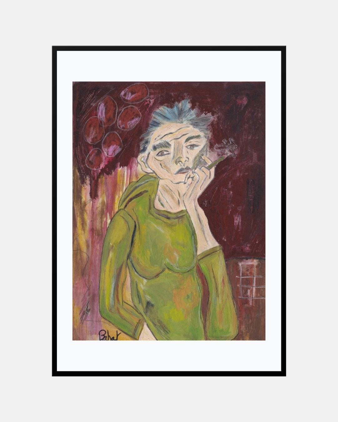 One Last Cigarette (Original Painting)