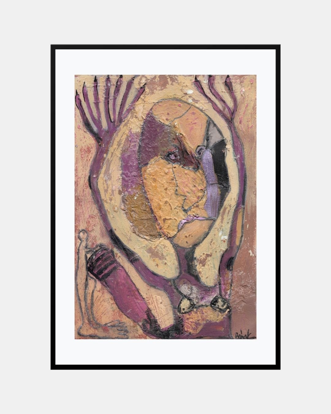 Purple Dummy (Original Painting)