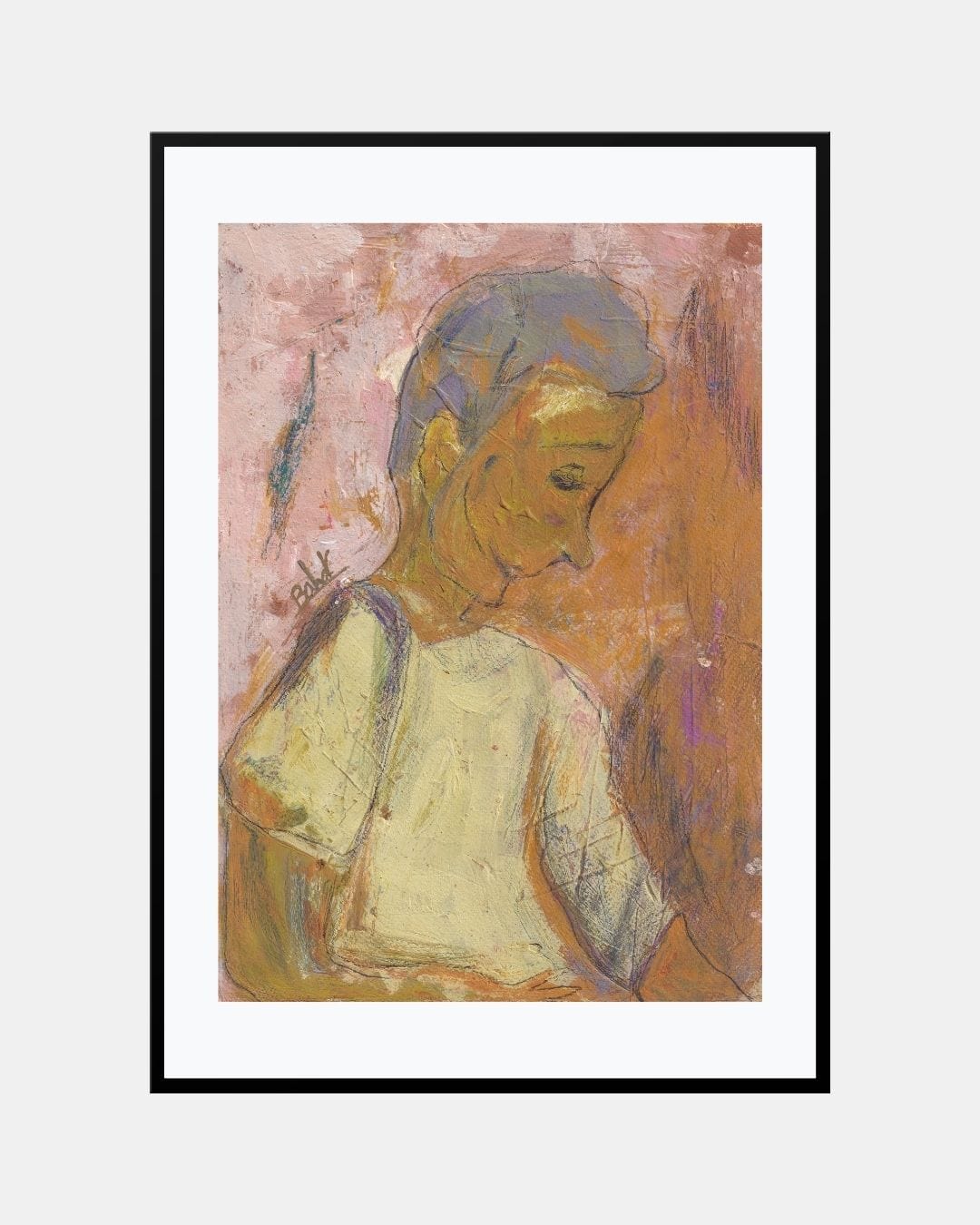 The Sad Man (Original Painting)