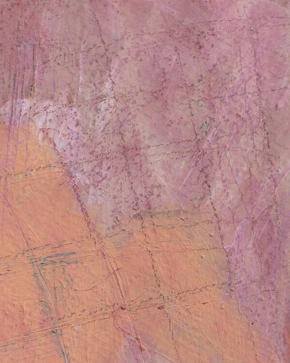 Abstract art with pink and orange hues