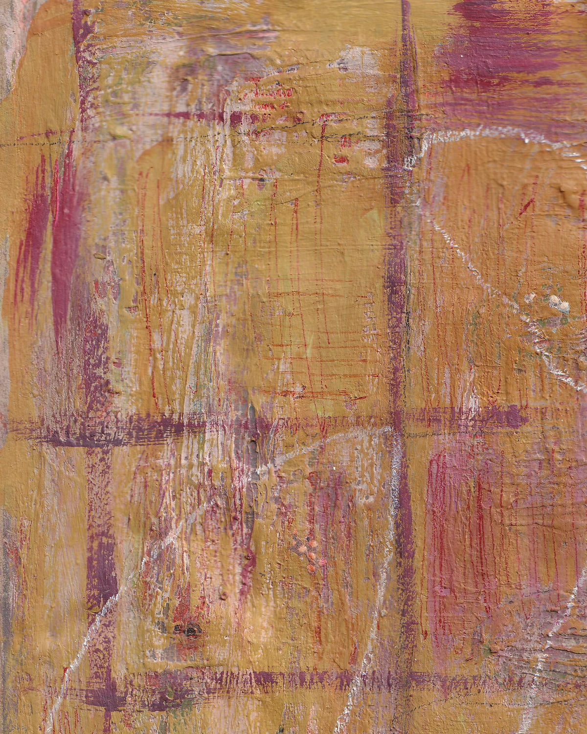 Abstract art with intersecting lines on a textured surface