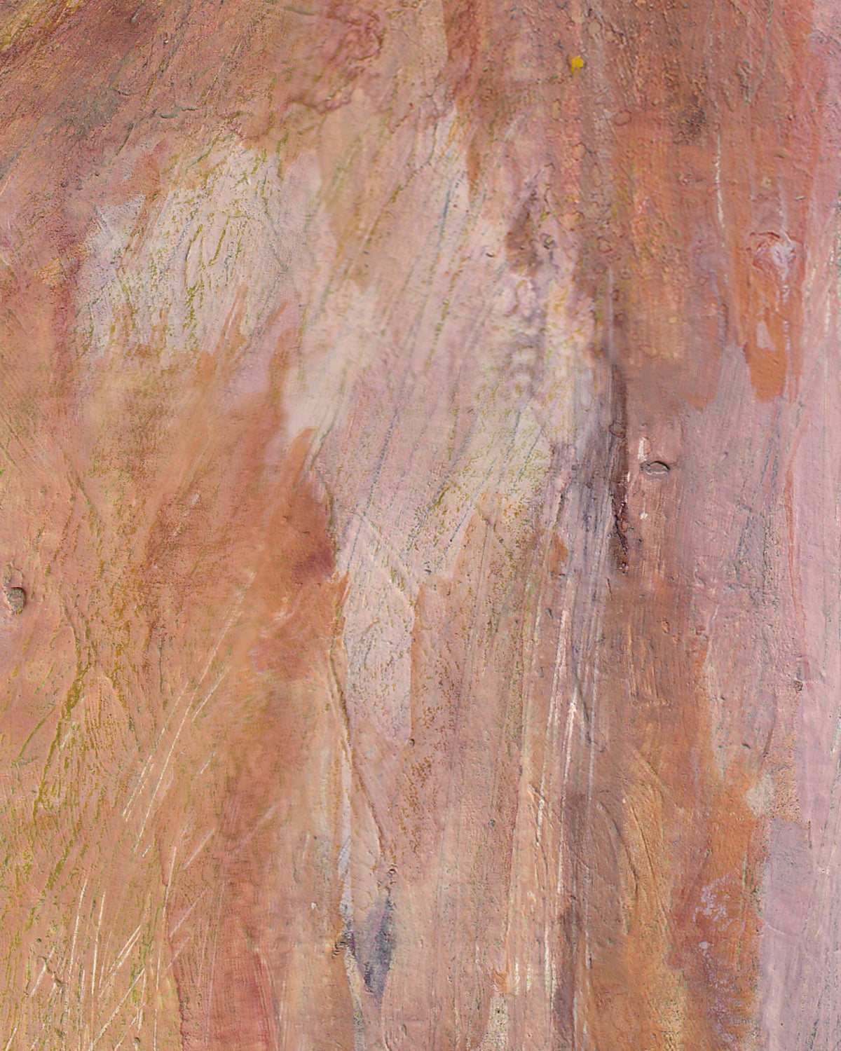 Abstract painting with earthy tones on a textured surface