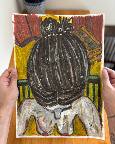 The Cleaning Lady (Original Painting)