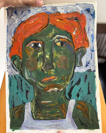 The Flaming Frog (Original Painting)