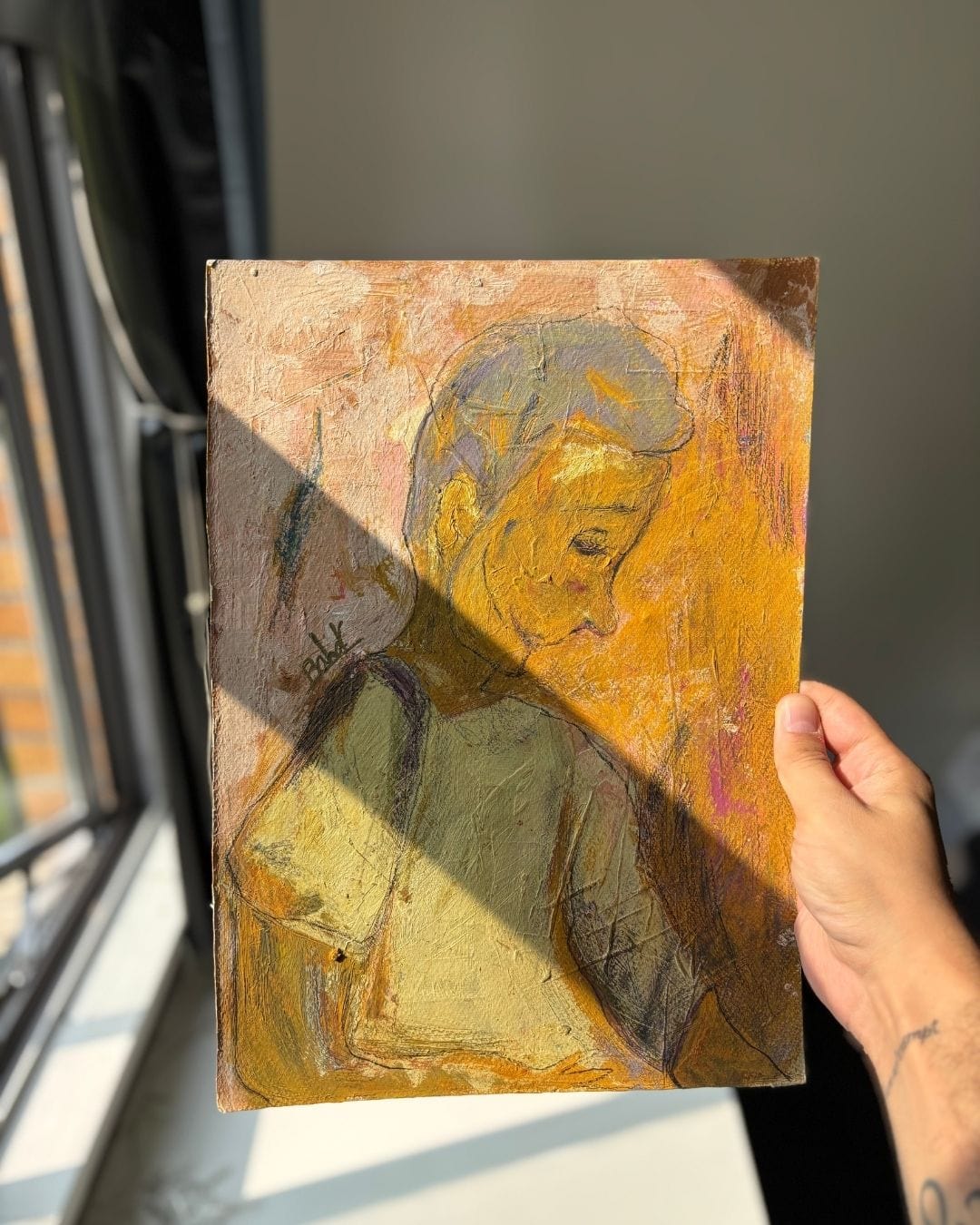 The Sad Man (Original Painting)