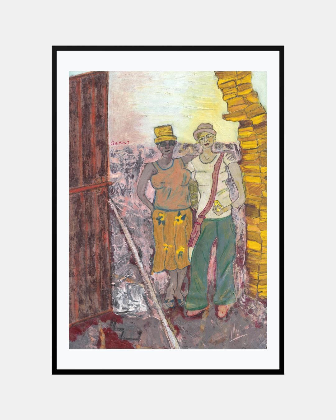 Tourists (Original Painting)