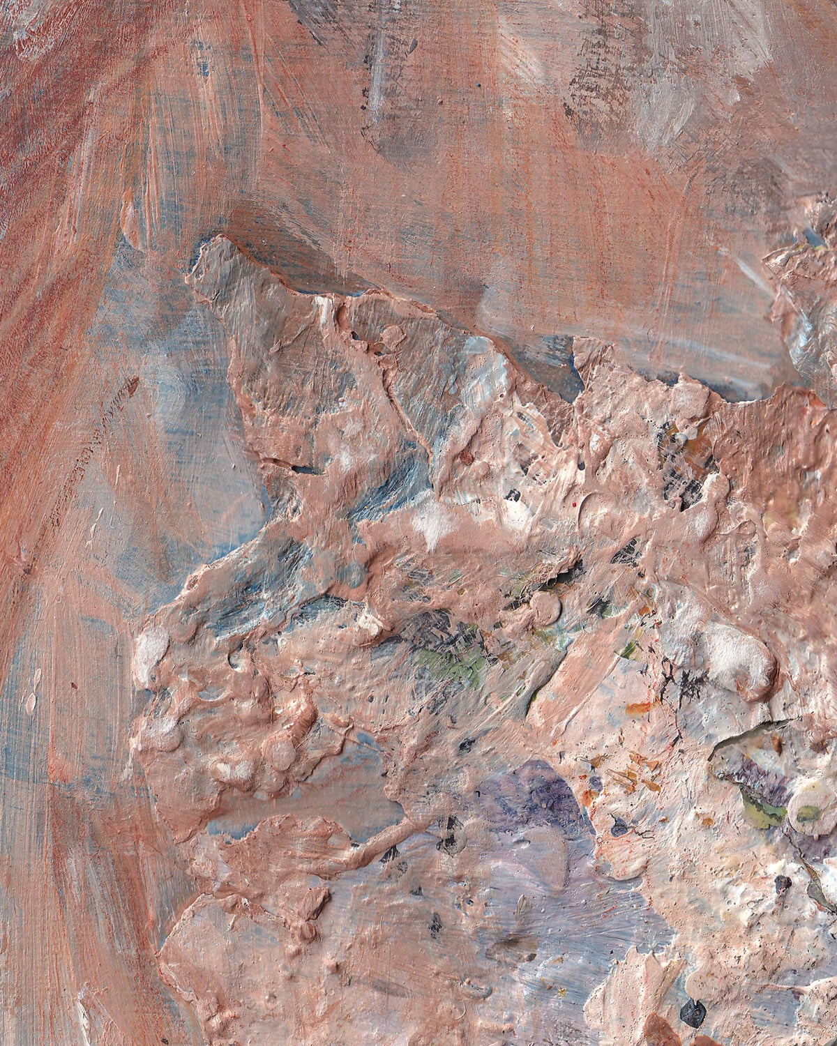 Close-up of a textured surface with earthy tones