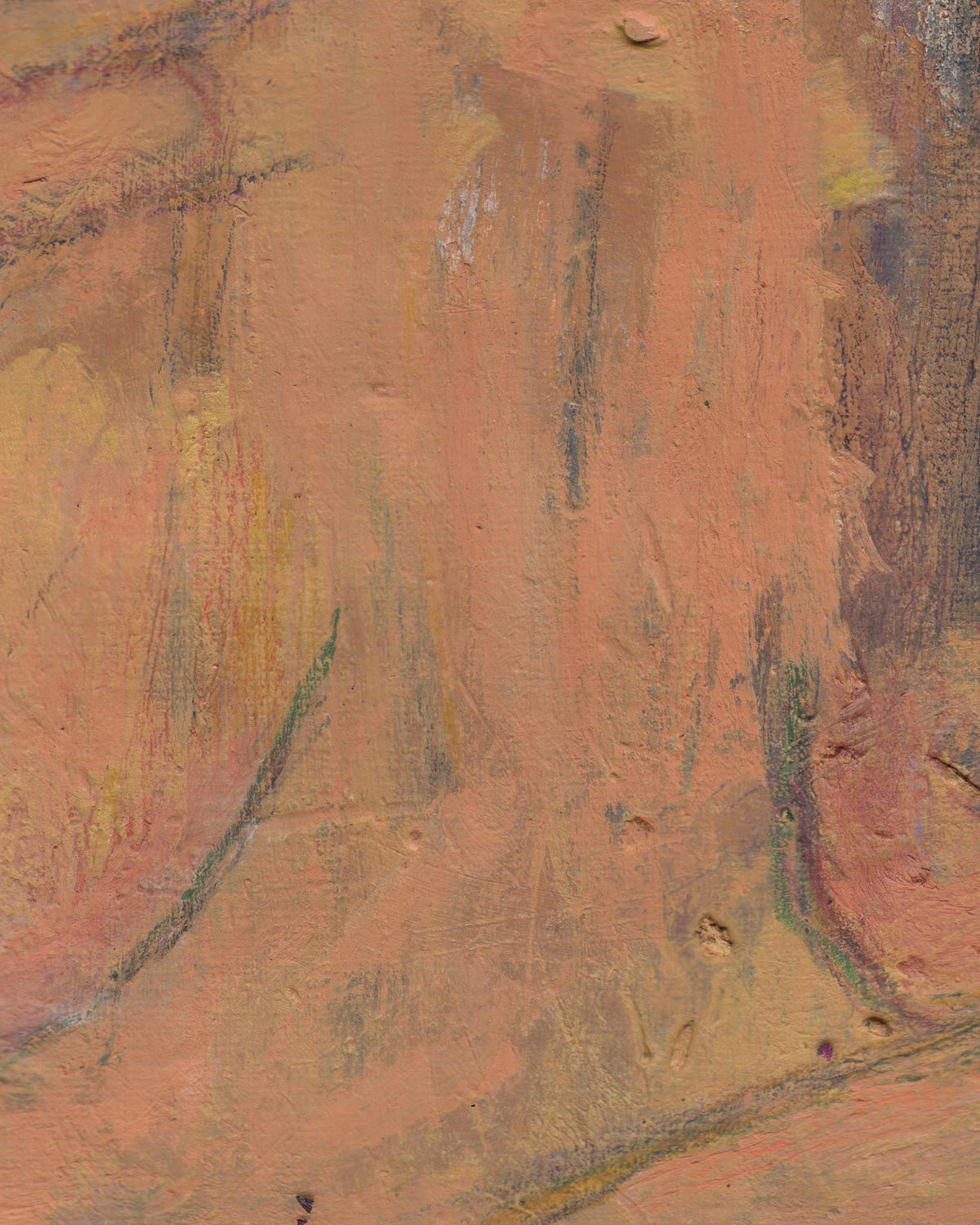 Abstract art with brown and orange hues