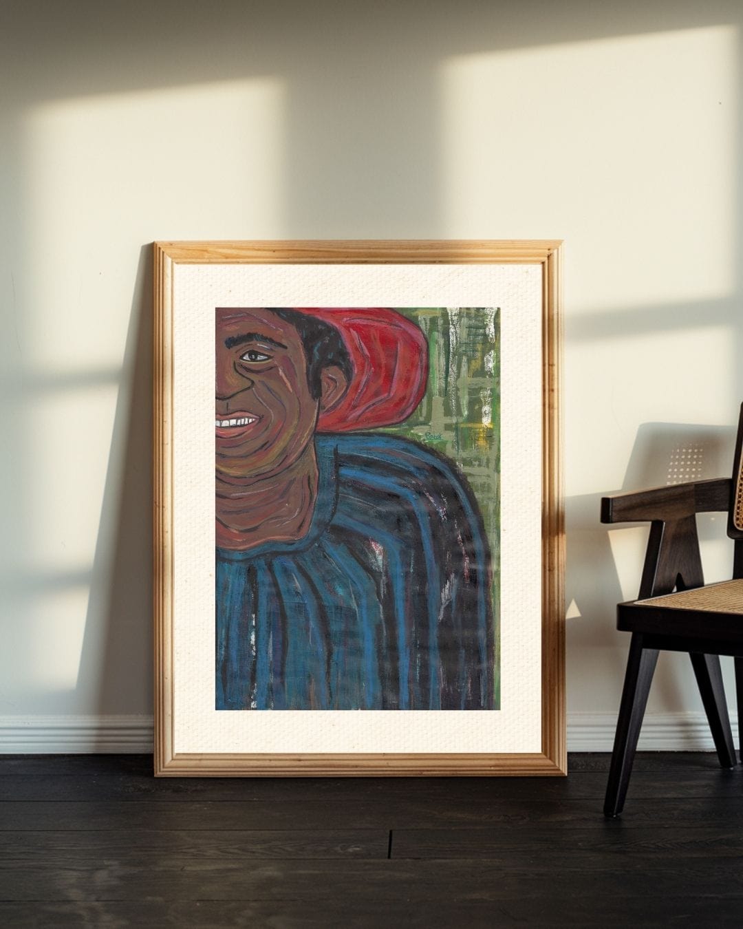 Posters, Prints, & Visual Artwork Emotional Man Print - Melancholic Smile