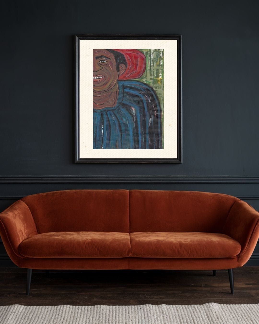 Posters, Prints, & Visual Artwork Emotional Man Print - Melancholic Smile