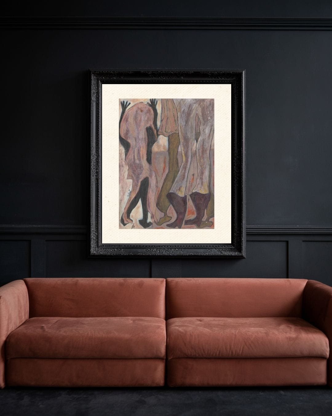 Posters, Prints, & Visual Artwork Faceless Expressionist Print - bal masqué