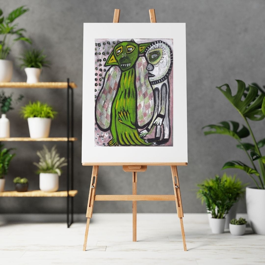 Posters, Prints, & Visual Artwork Goofy Monsters Print - Domestos