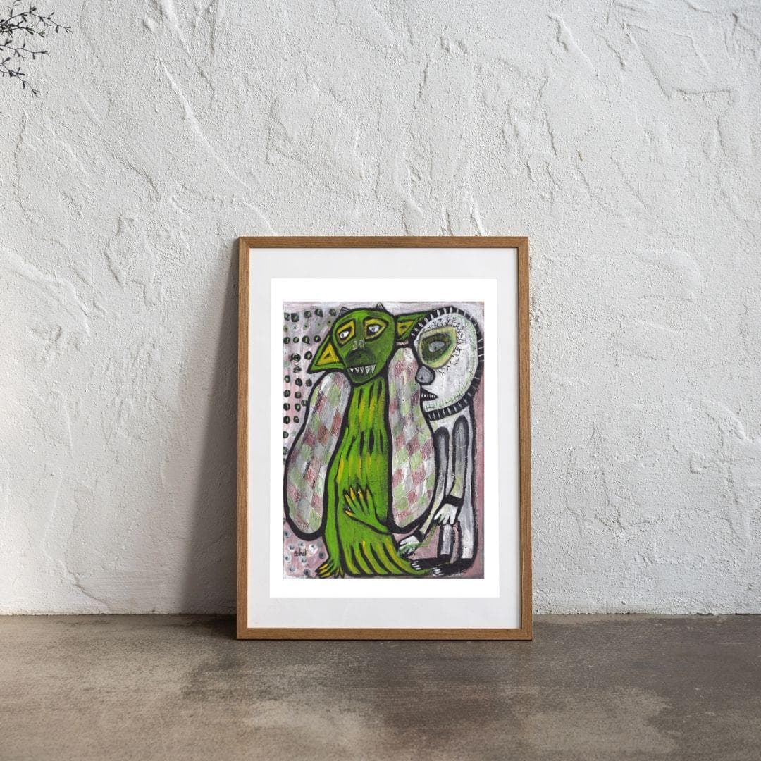 Posters, Prints, & Visual Artwork Goofy Monsters Print - Domestos