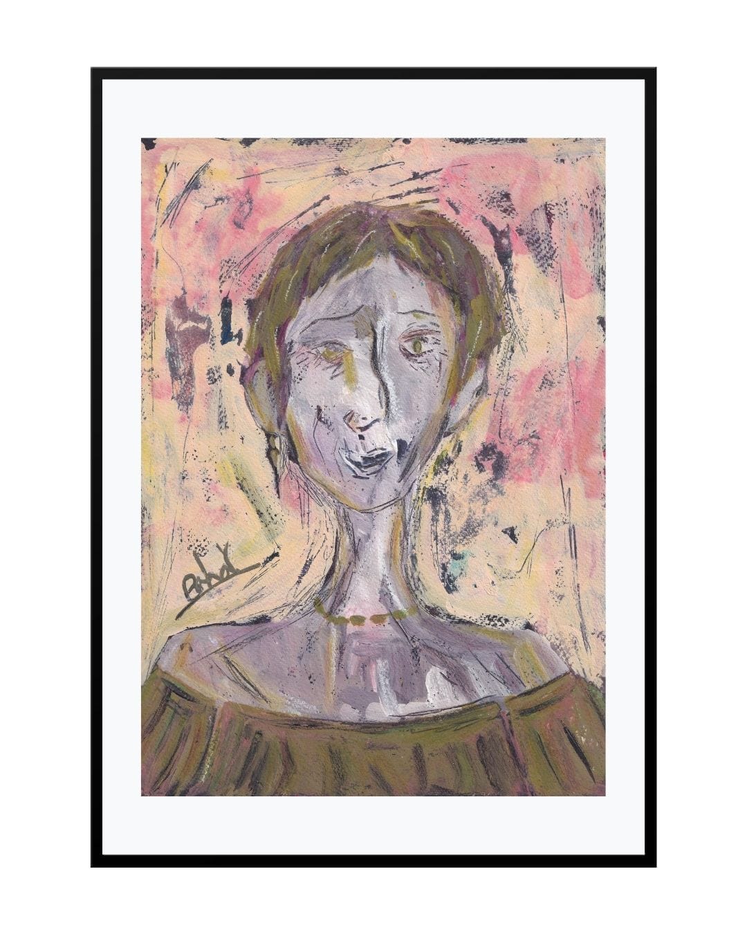 Posters, Prints, & Visual Artwork Silent Woman Portrait - Silence