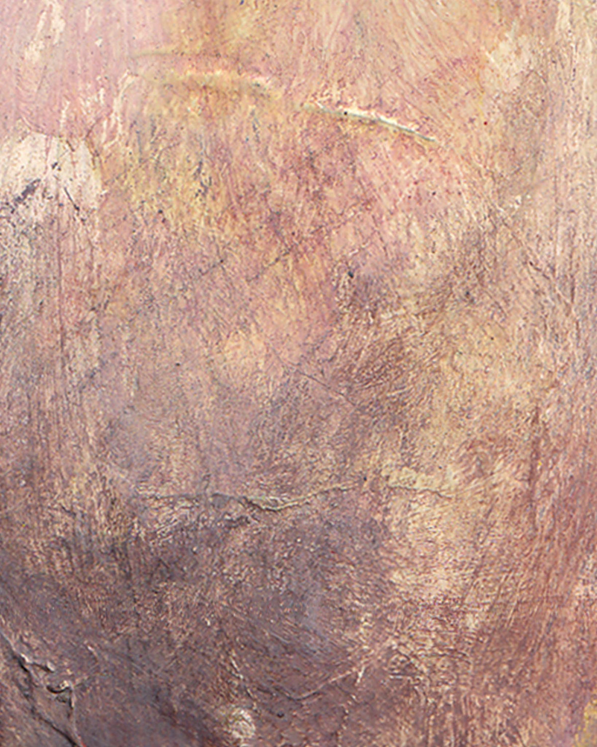 Abstract painting with brown and beige tones