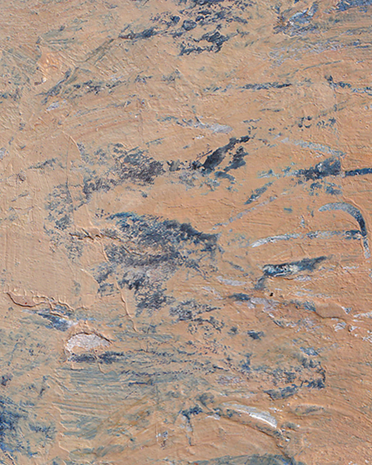 Close-up of a textured stone surface with brown and gray colors