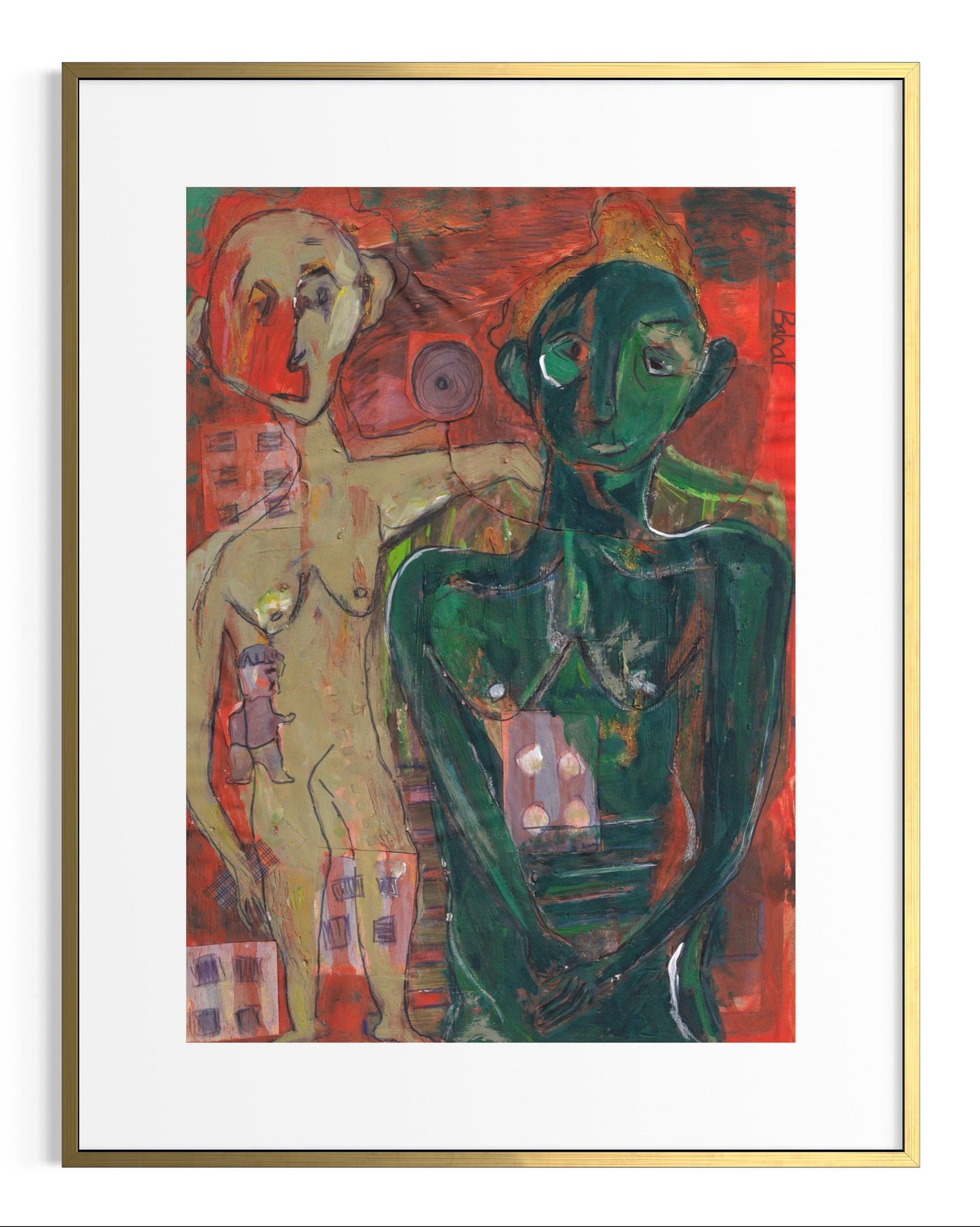 City on Fire (Original Painting)