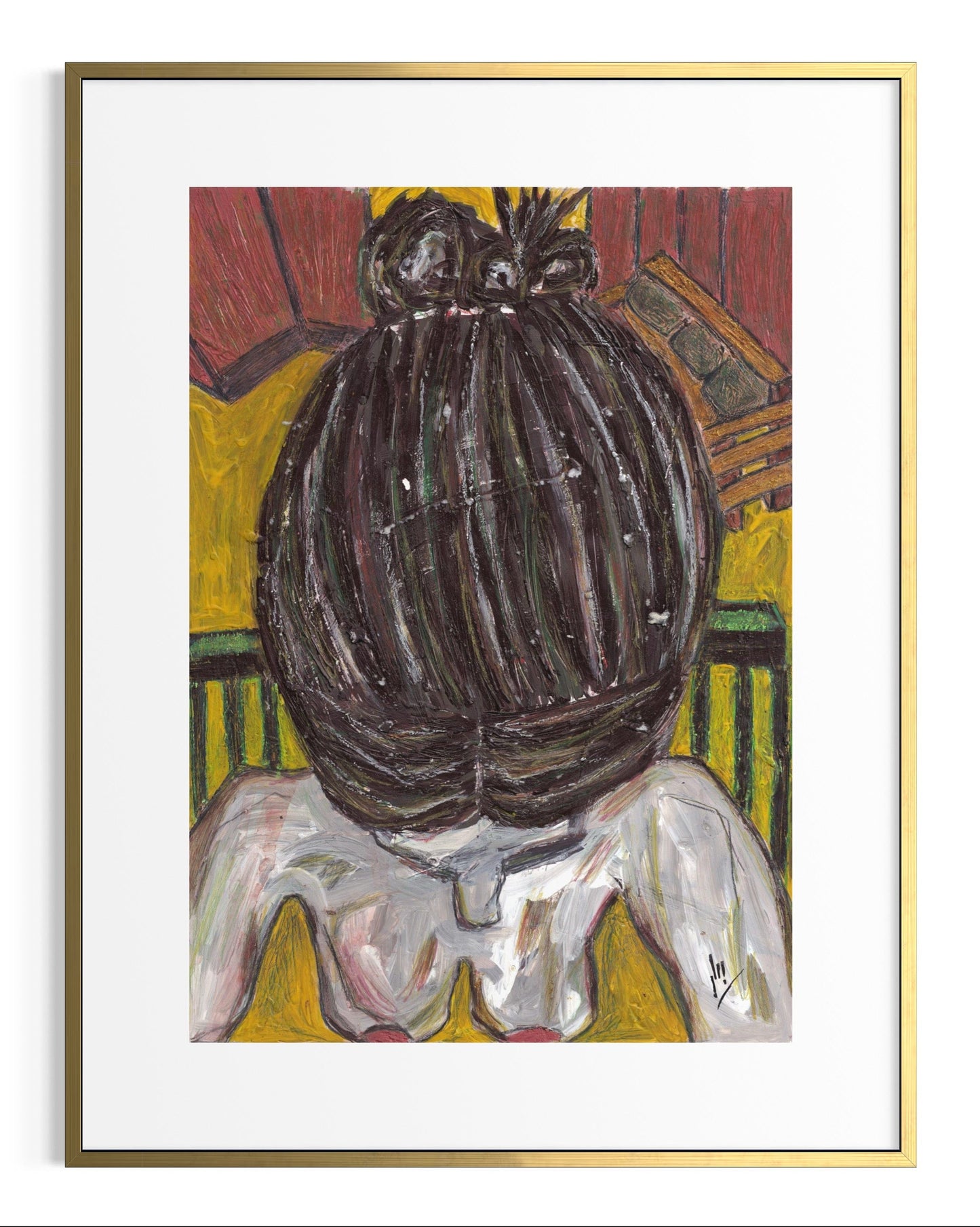 The Cleaning Lady (Original Painting)