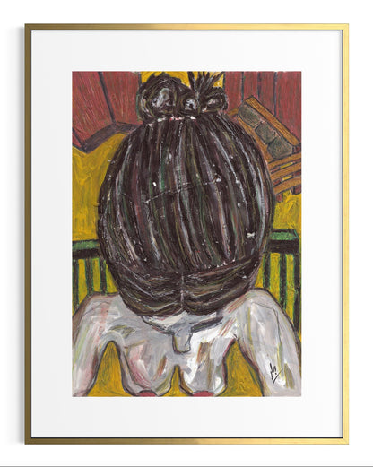 The Cleaning Lady (Original Painting)