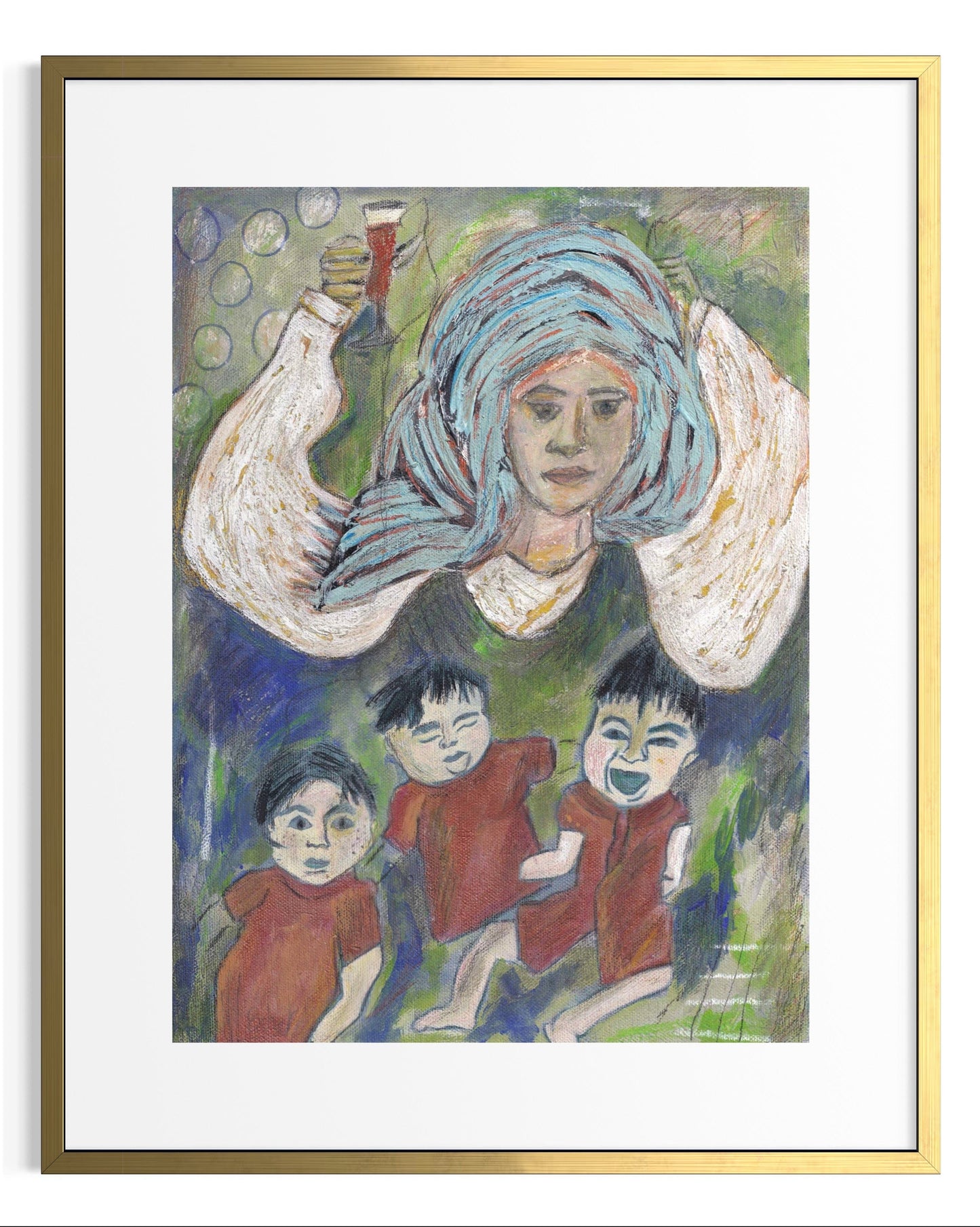 Drunk Mother (Original Painting)