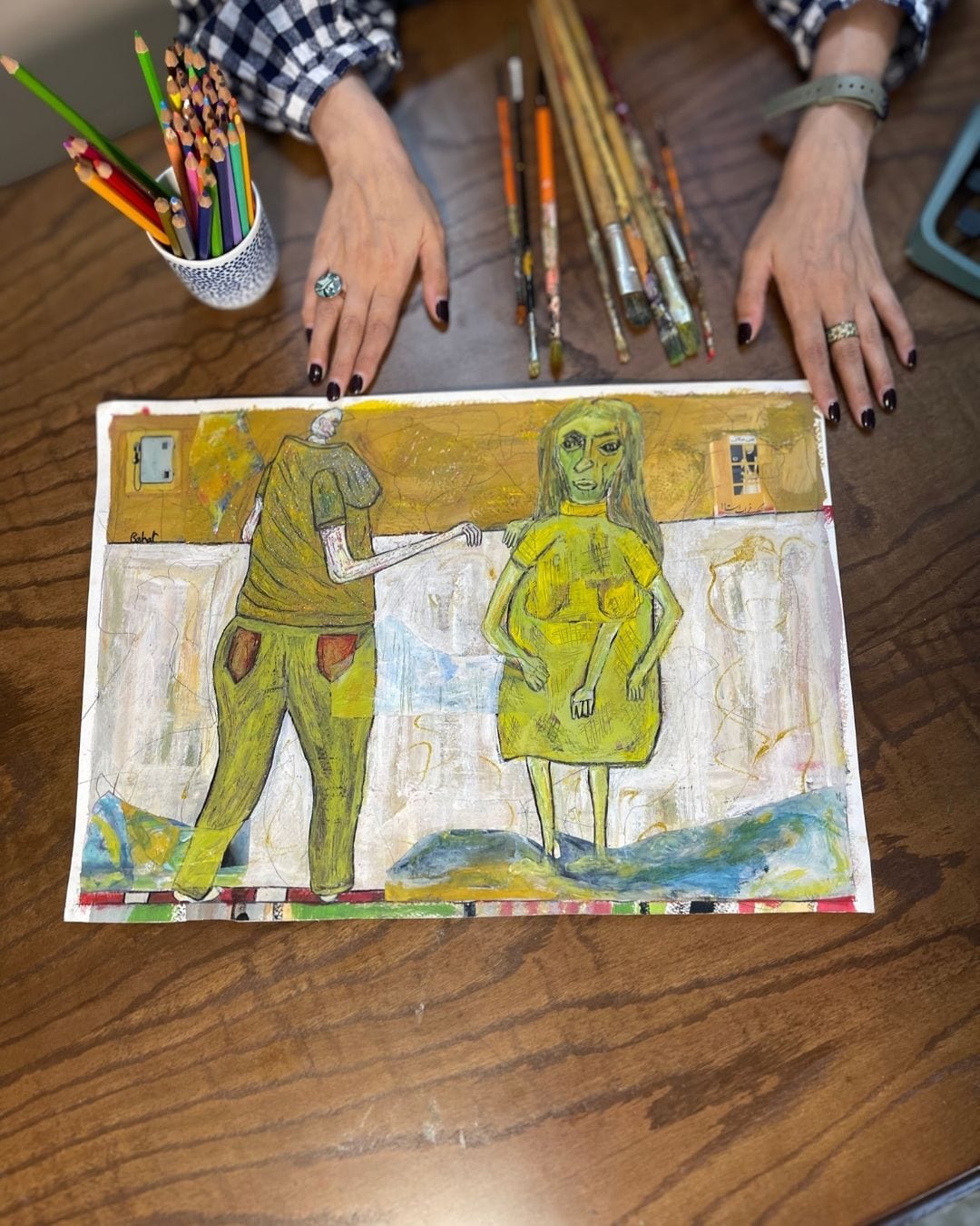 Faux Enlightenment (Original Painting)