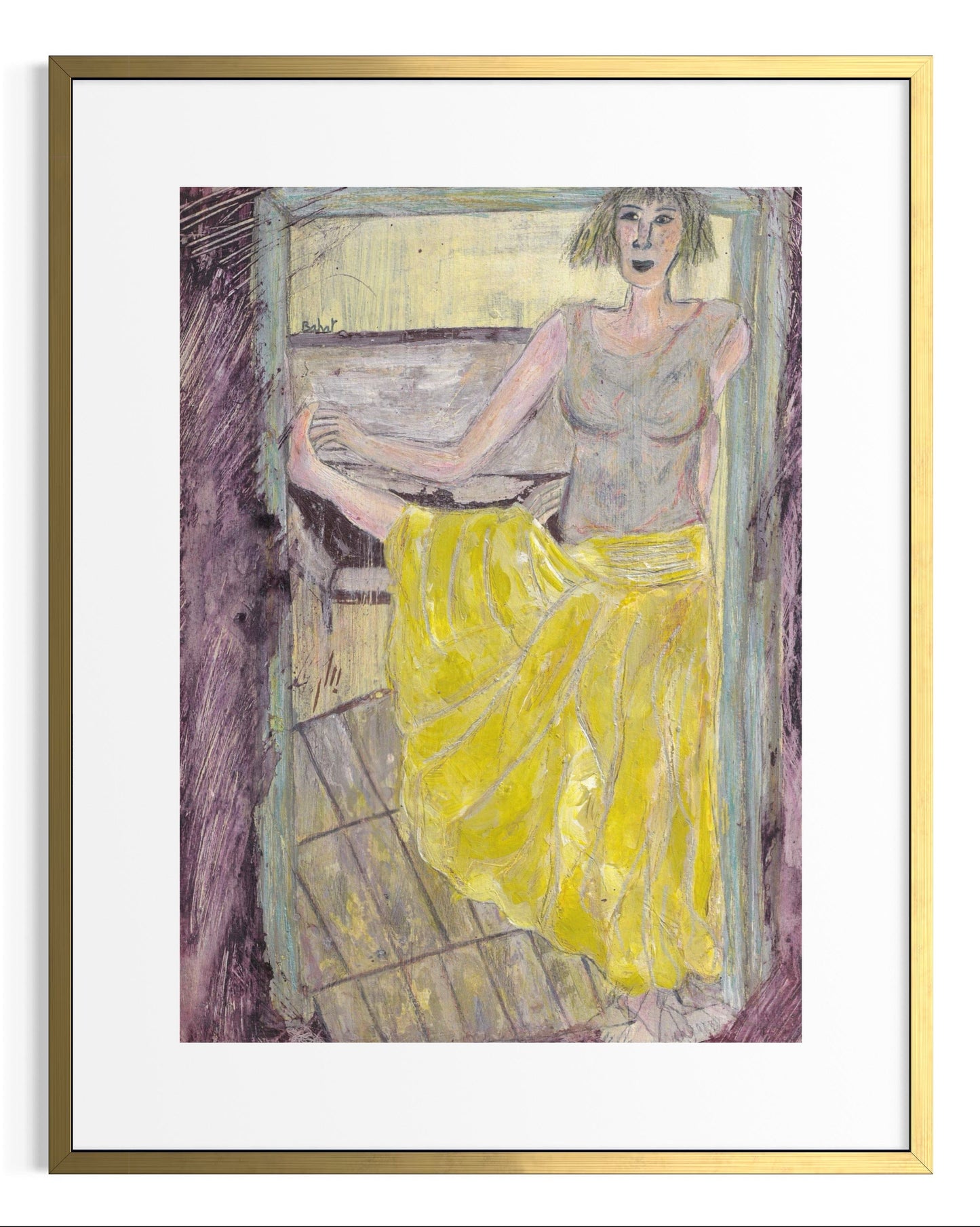 Girl With Seven Feet (Original Painting)