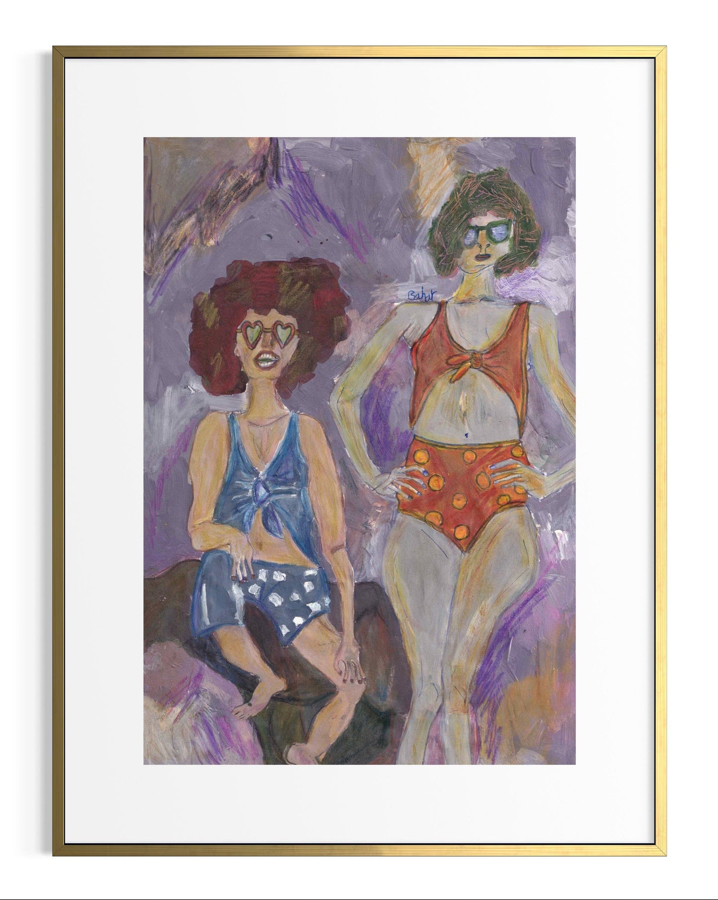 Happy Sisters (Original Painting)