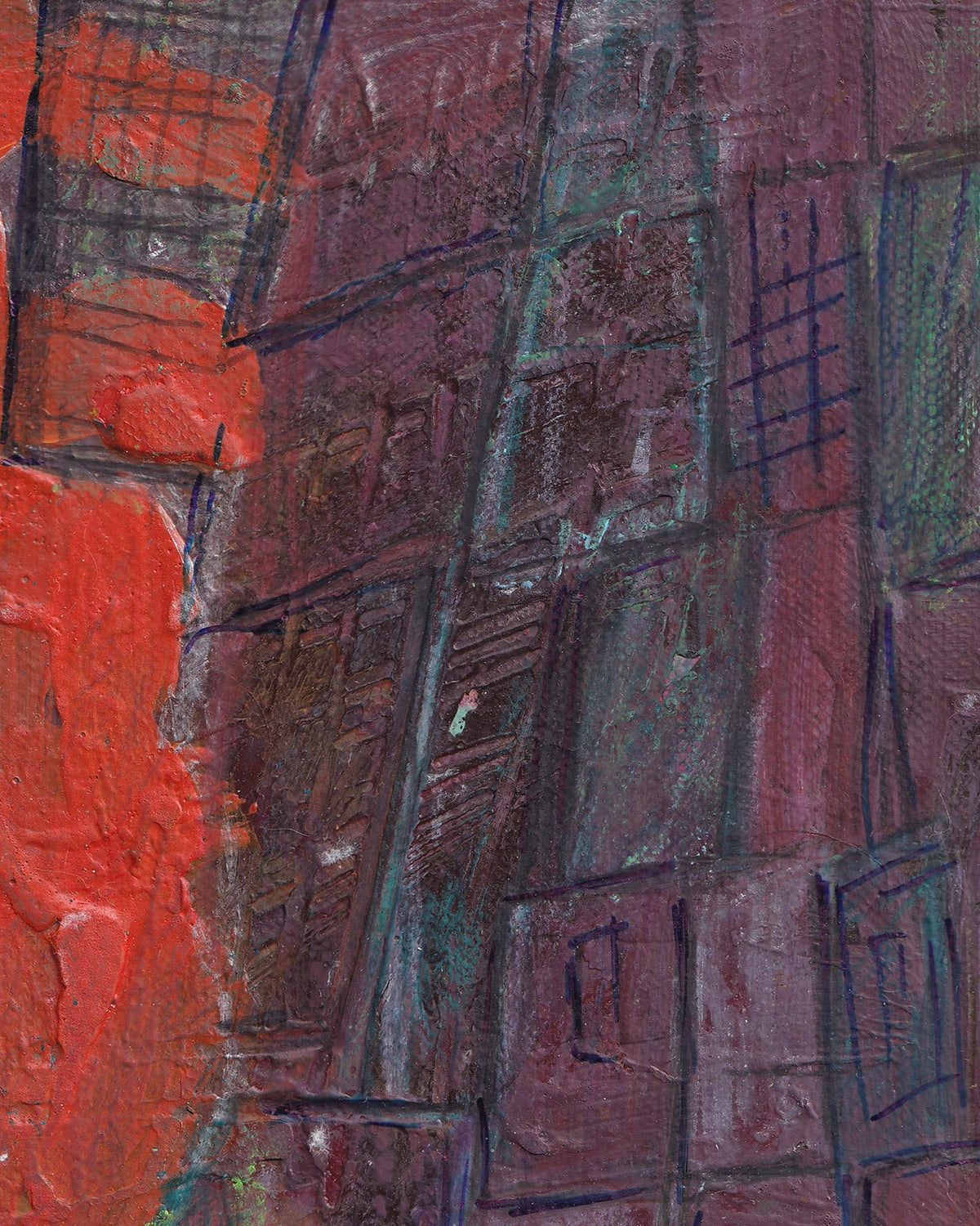 Abstract art with geometric shapes and vibrant colors