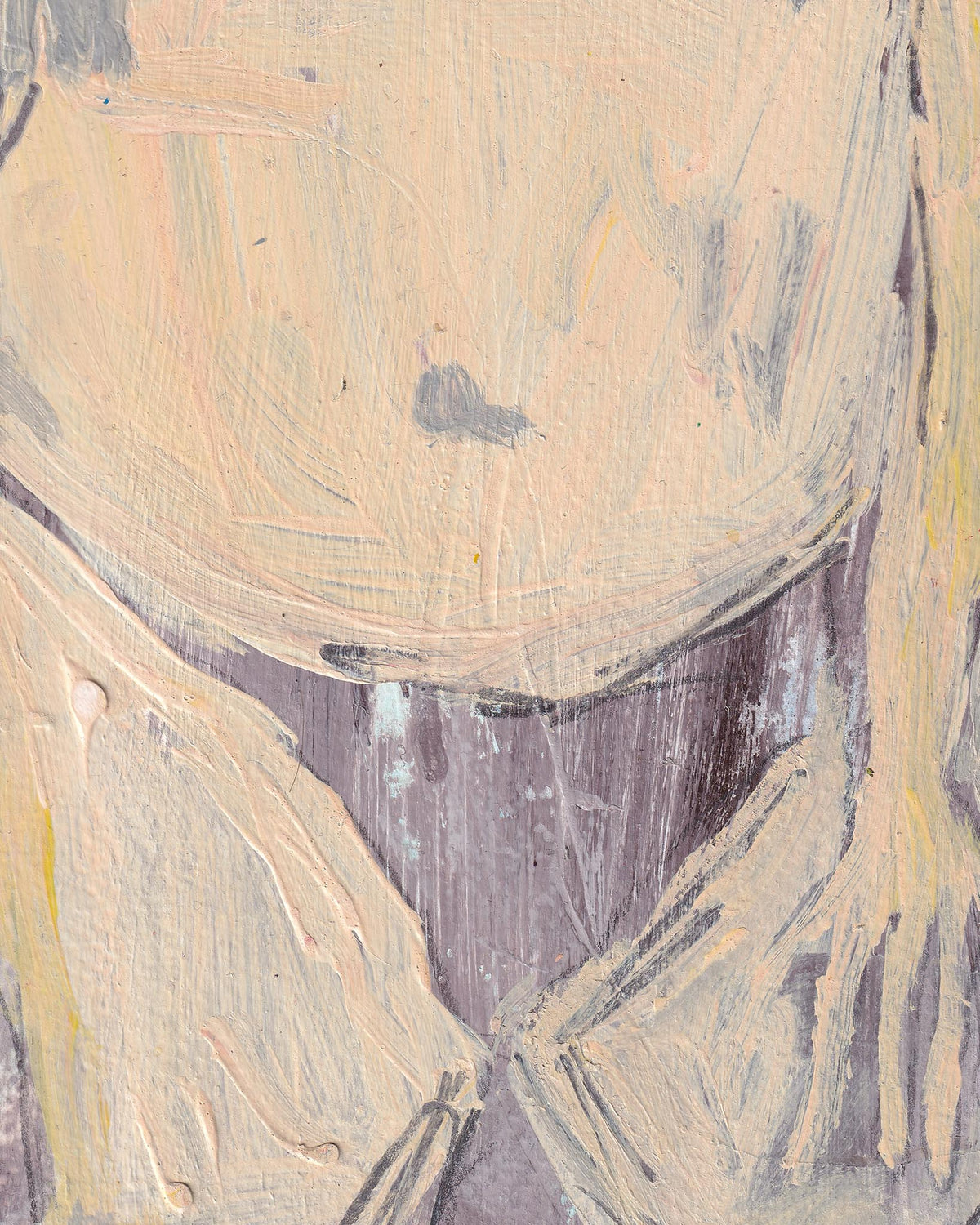 Abstract art with beige, brown, and purple colors