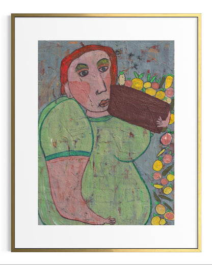 Lady Farmer (Original Painting)