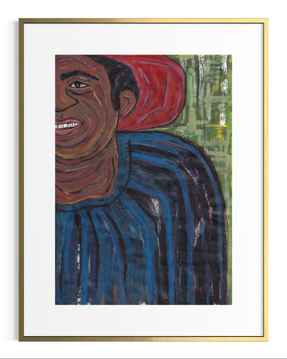 Melancholic Smile (Original Painting)