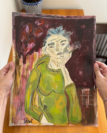 One Last Cigarette (Original Painting)
