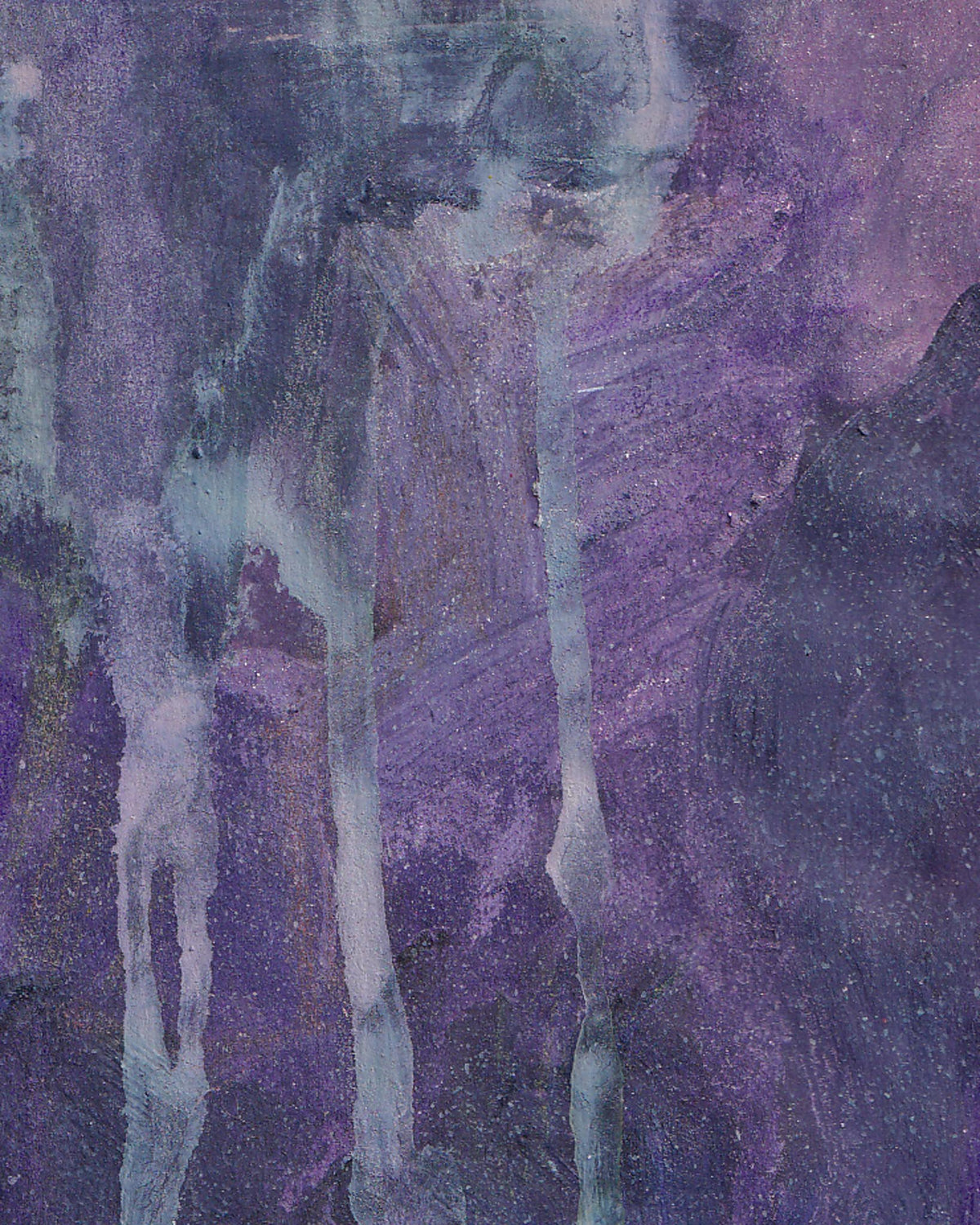 Abstract art with purple and blue hues