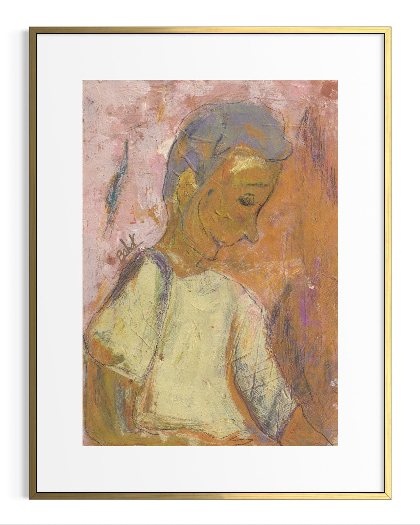 The Sad Man (Original Painting)