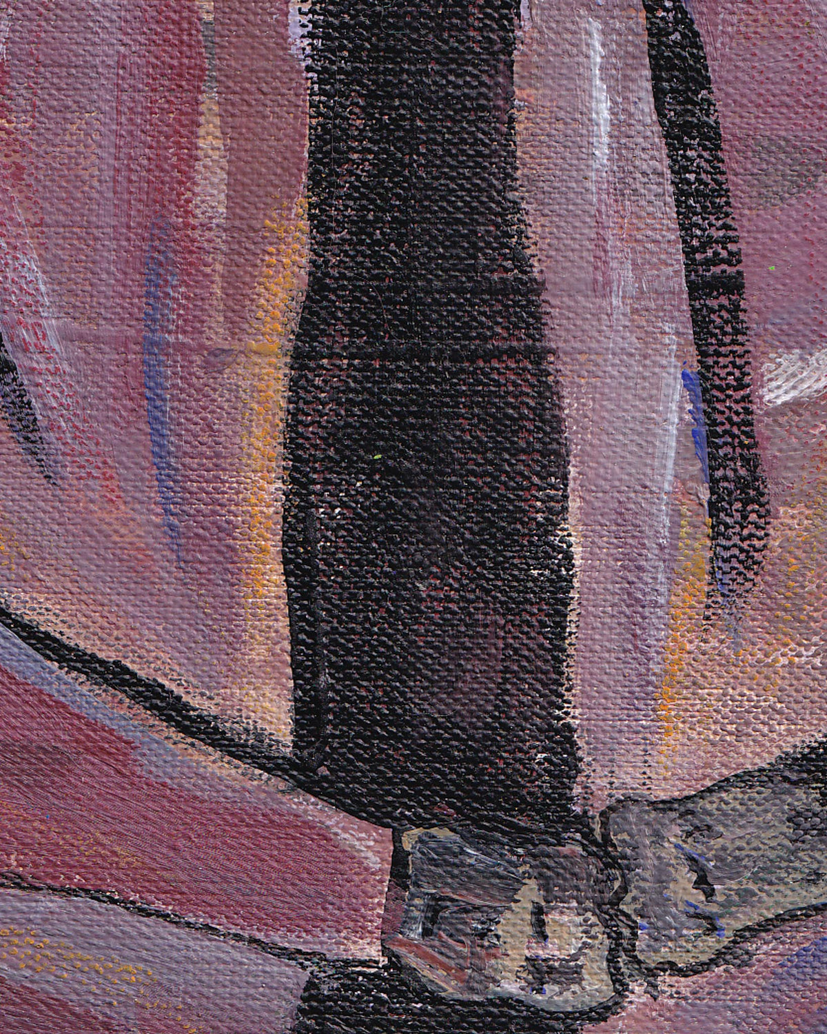 Close-up of a shoe with a blurred background