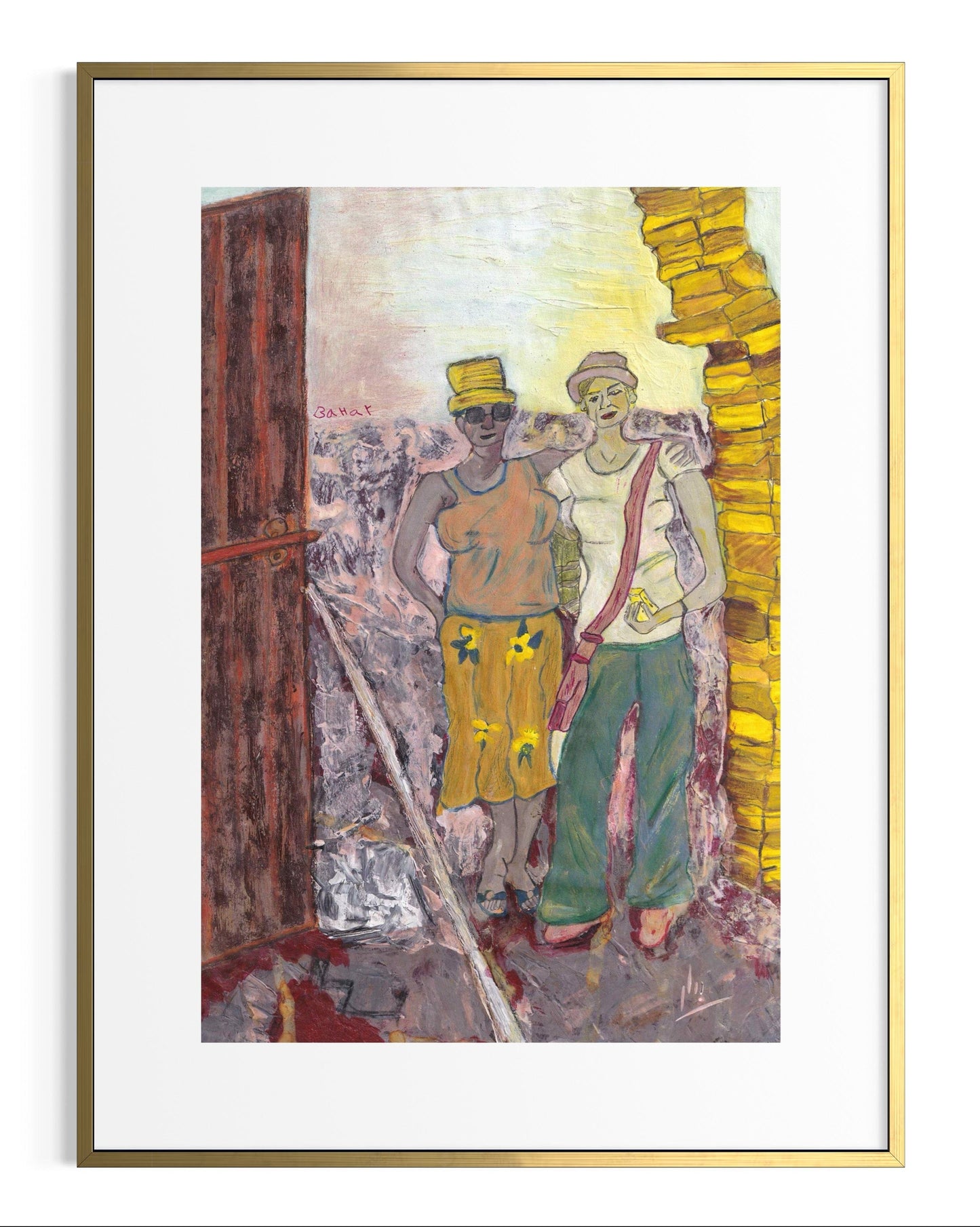 Tourists (Original Painting)