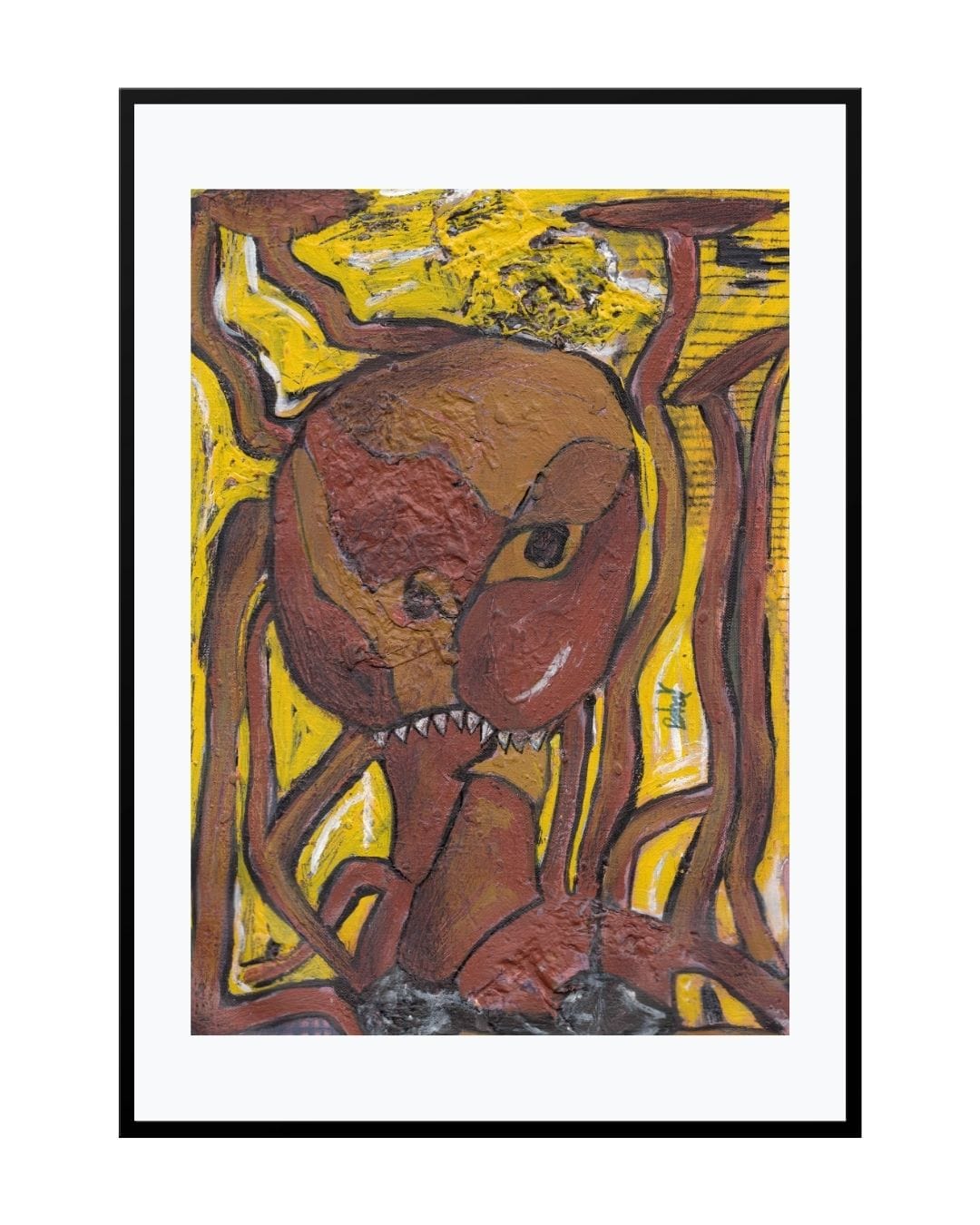 Posters, Prints, & Visual Artwork Abstract Animal Art - Octopus