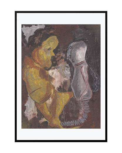Posters, Prints, & Visual Artwork Abstract Art Mixed Media - Ponytail