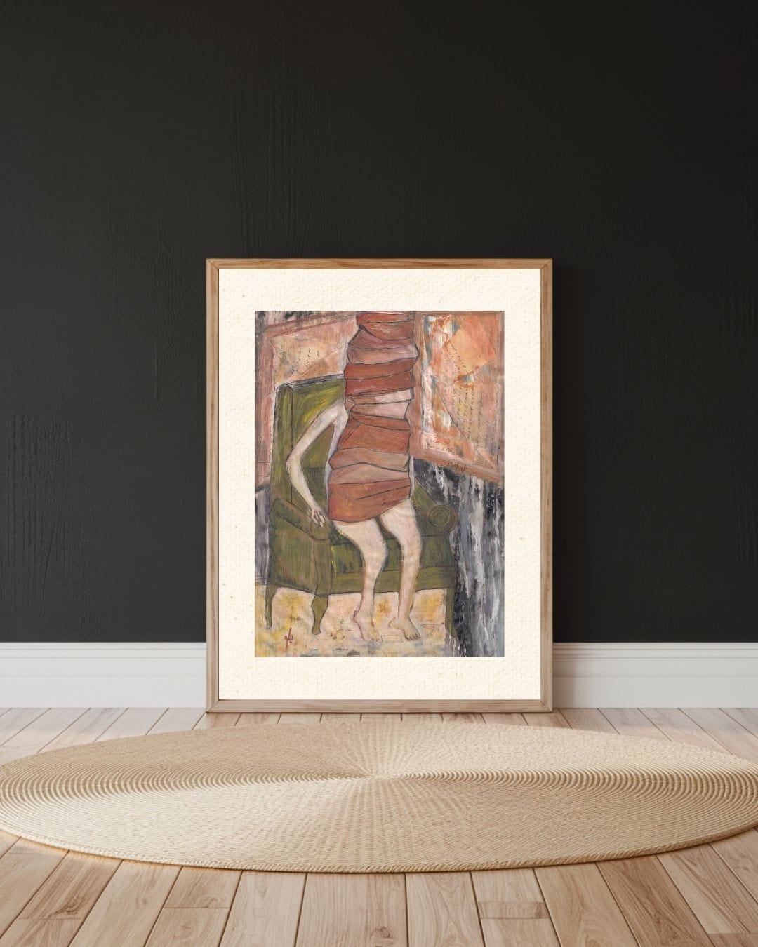 Posters, Prints, & Visual Artwork Abstract Expressionist Print - Safe Space